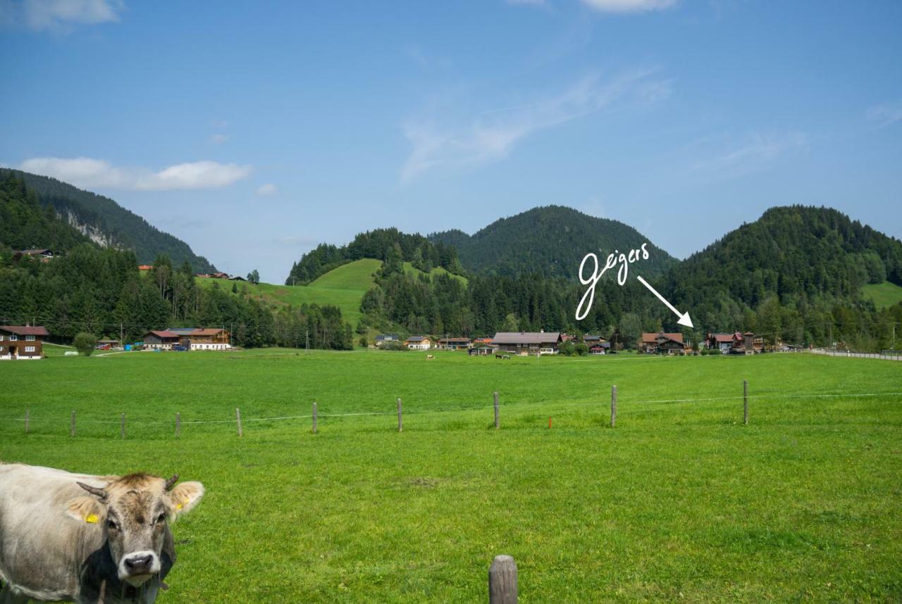 Geigers Ferienhaus Tiefenbach bei Oberstdorf Exterior foto